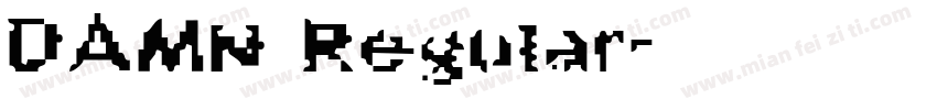 DAMN Regular字体转换